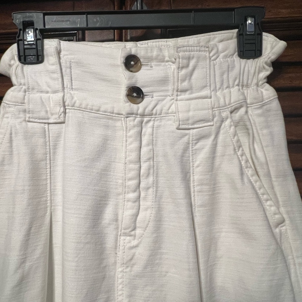 Free People One Way High Waisted Paper Bag Pants Size 0 - Picture 5 of 11
